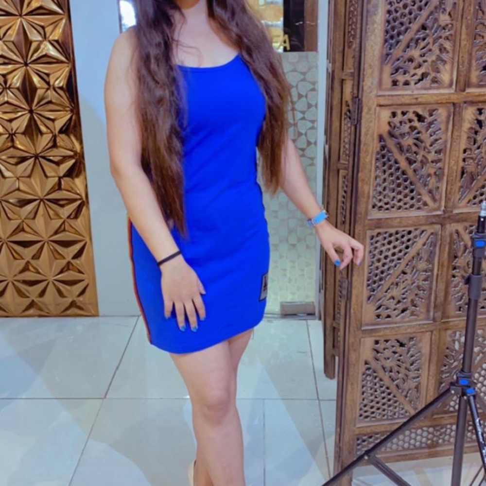 ⭐️Blue dress with jacket - Picture 1 of 3